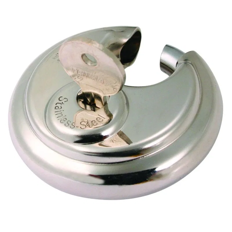 TRP170 – TRIMAX Padlock, Key Type 70 Millimeter Body Diameter/ Round 10 Millimeter Diameter Shackle General Purpose S...